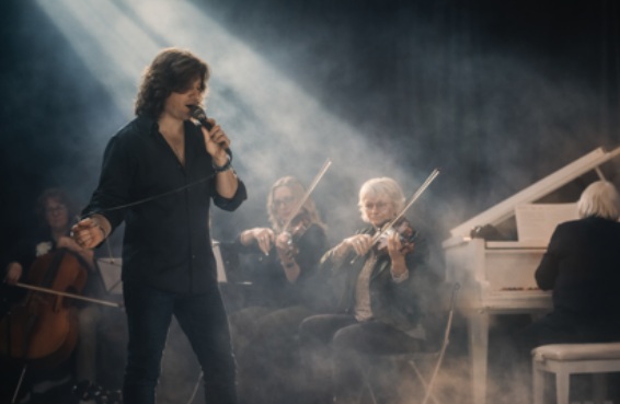 Claude Arena sur scène - Mike Brant Autrement