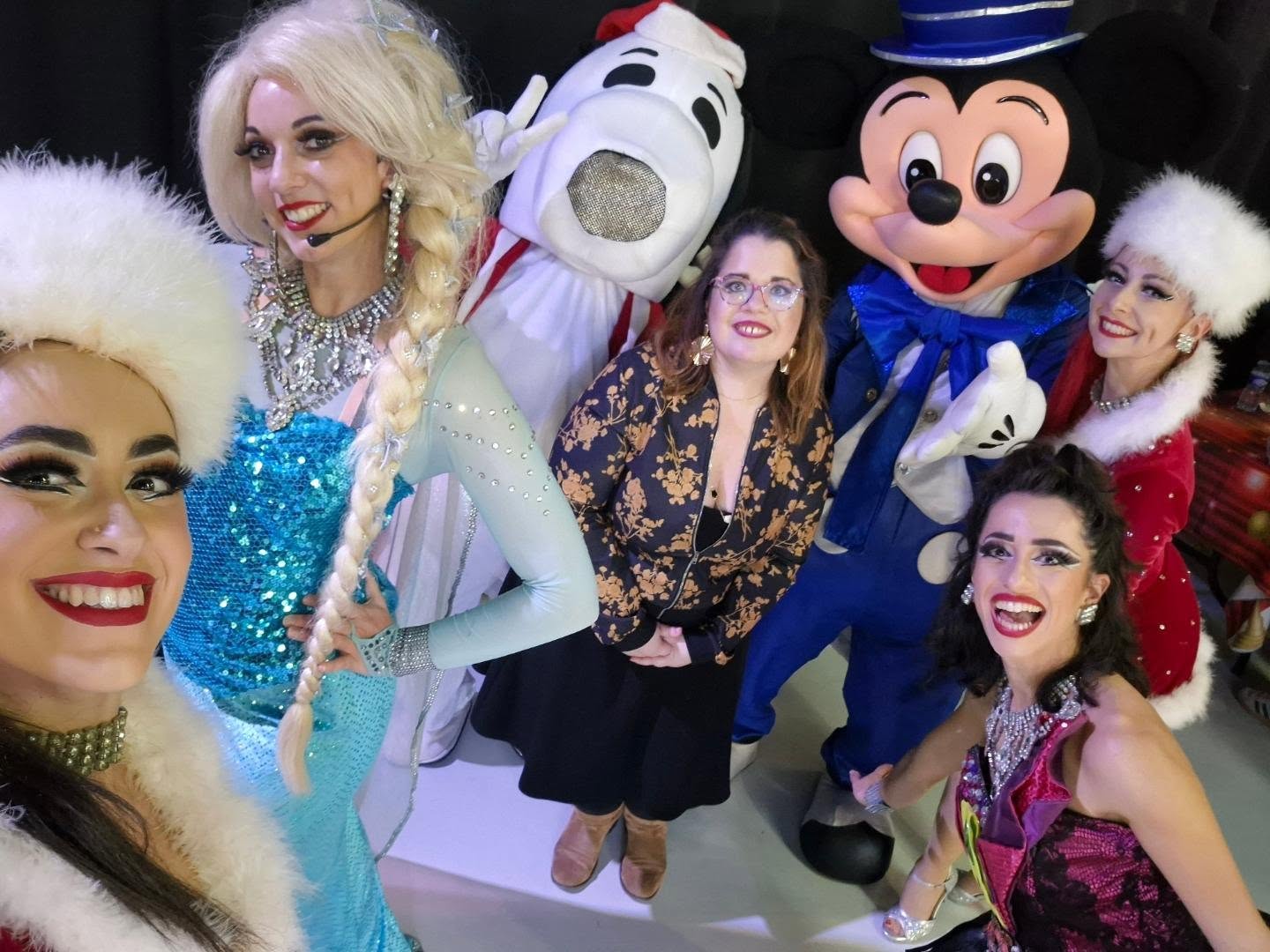 Christelle lors d'un spectacle Productions Marvier